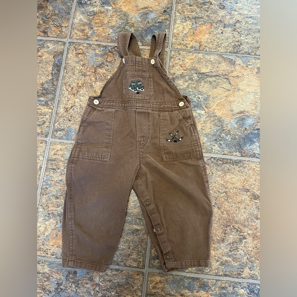 Vintage 18 month hockey overalls
